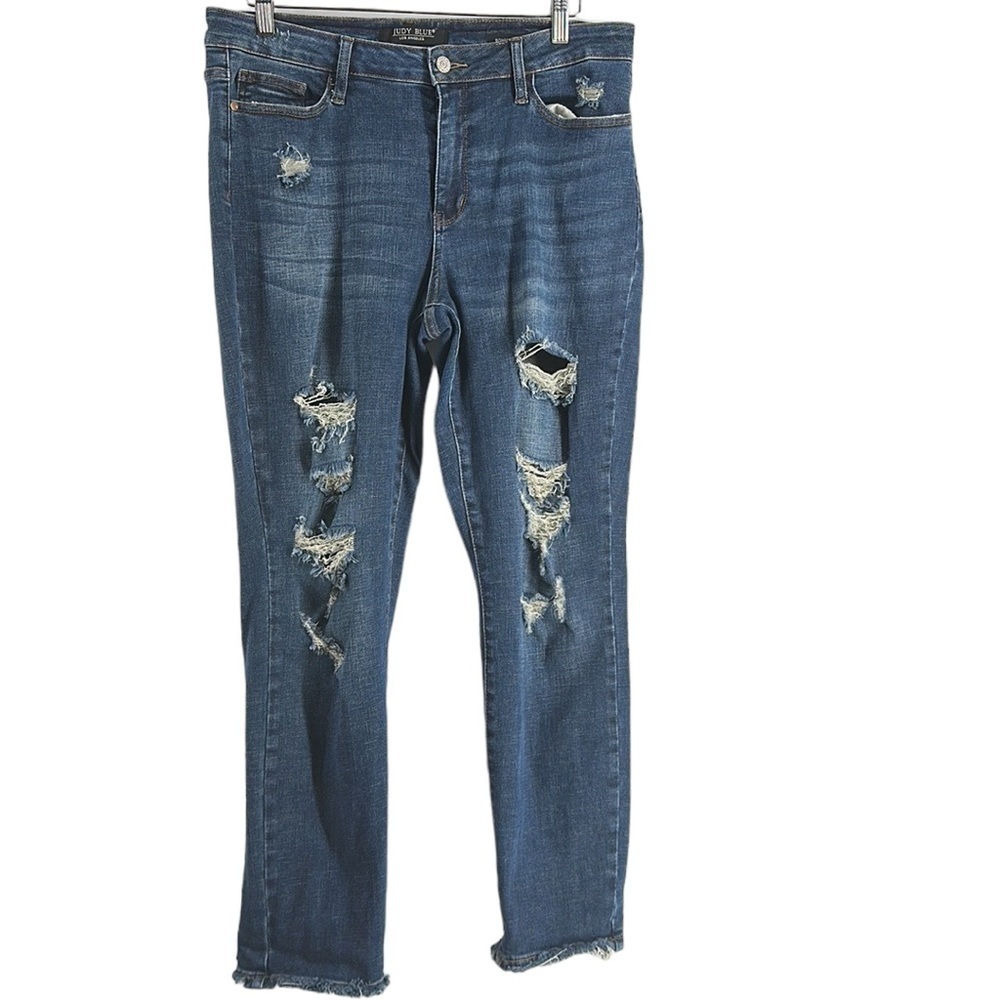 Judy Blue jeans comfort stretch distressed denim sz 30